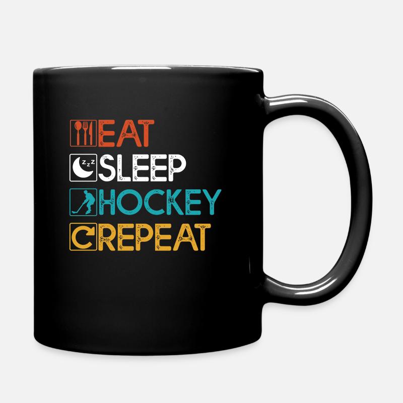 hockey - Mug uni - noir
