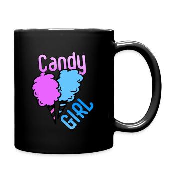 Candy Girl Cotton Candy - Full Colour Mug - black - Right