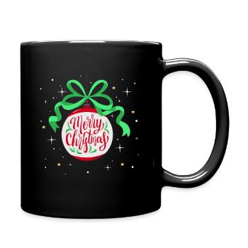 Illustration de Noël rétro Vintage Noël renne - Mug uni - noir - Droite