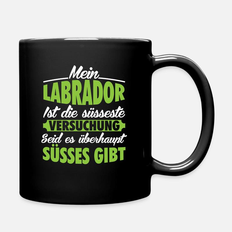 Labrador - Tasse einfarbig - Schwarz