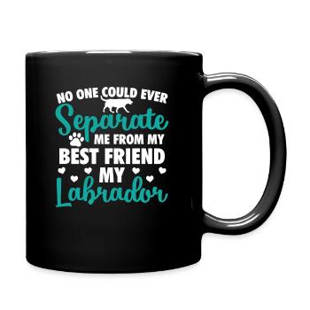 Labrador - Mug uni - noir - Droite
