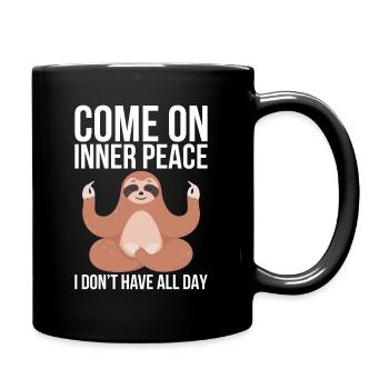 Jokes Yoga Exercise Design Cote I Don’t Have All - Mug uni - noir - Droite