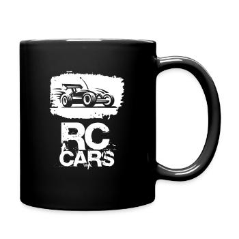 Courses de voitures RC - Mug uni - noir - Droite