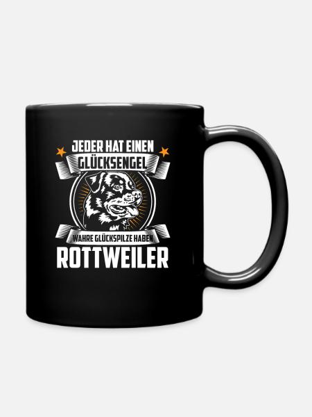 Rottweiler - Tasse einfarbig - Schwarz