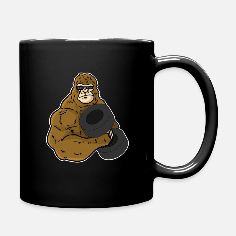 Le singe le plus fort de la jungle - Swole Ape - Mug uni - noir