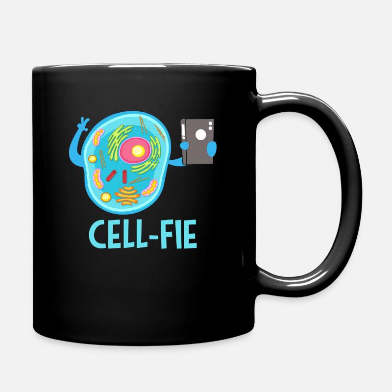 Biology cell - Full Colour Mug - black