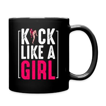 kickboxing - Mug uni - noir - Droite