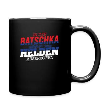 Serbien In der Batschka geboren zum Helden auserko - Tasse einfarbig - Schwarz - Rechts