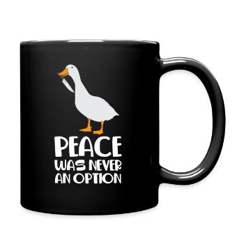 Internet meme Goose Frienden was never an option - Full Colour Mug - black - Right