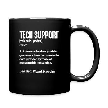 Support technique programmeur informatique - Mug uni - noir - Droite