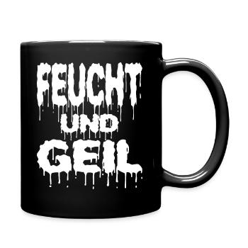 Sex Sexualität Sexy girl Sexbombe Sexist - Tasse einfarbig - Schwarz - Rechts