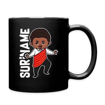 suriname - Mug uni - noir - Droite