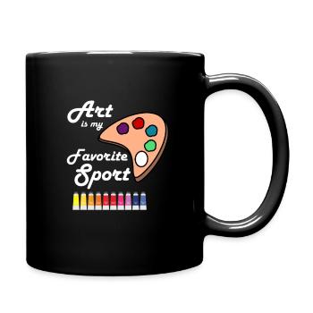 Artiste professeur d'art - Mug uni - noir - Droite