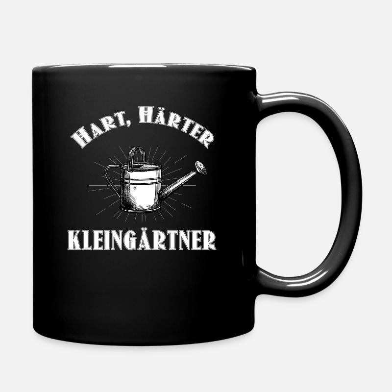 lustiges Kleingärtner Geschenk - Tasse einfarbig - Schwarz
