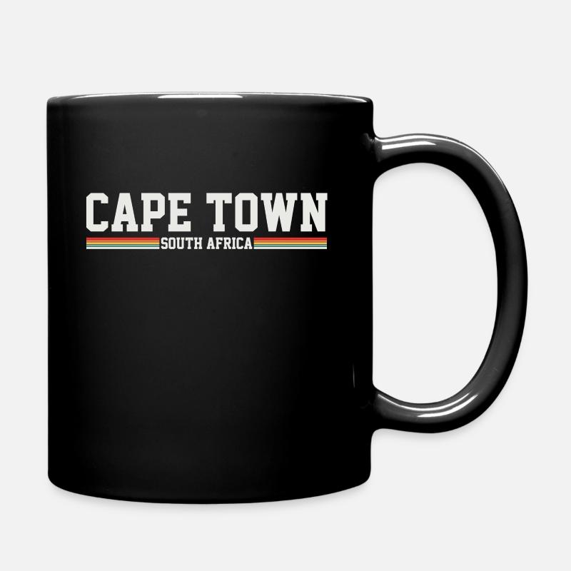 Kapstadt Südafrika - Tasse einfarbig - Schwarz