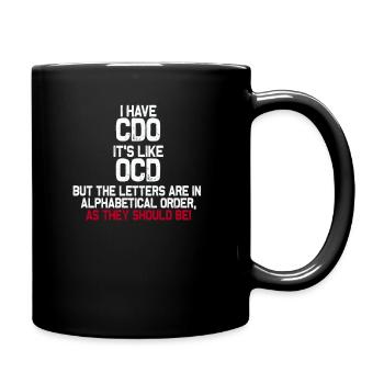 Anxiety OCD obsessive compulsive disorder Zwang - Mug uni - noir - Droite