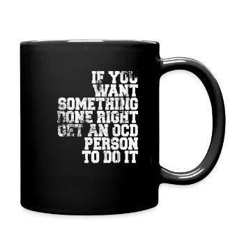 OCD Obsessive compulsive disorder - Mug uni - noir - Droite