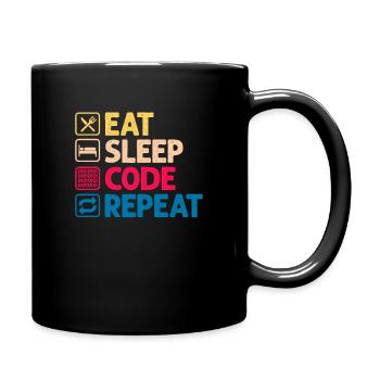 Programmeur code cadeau codeur informatique - Mug uni - noir - Droite