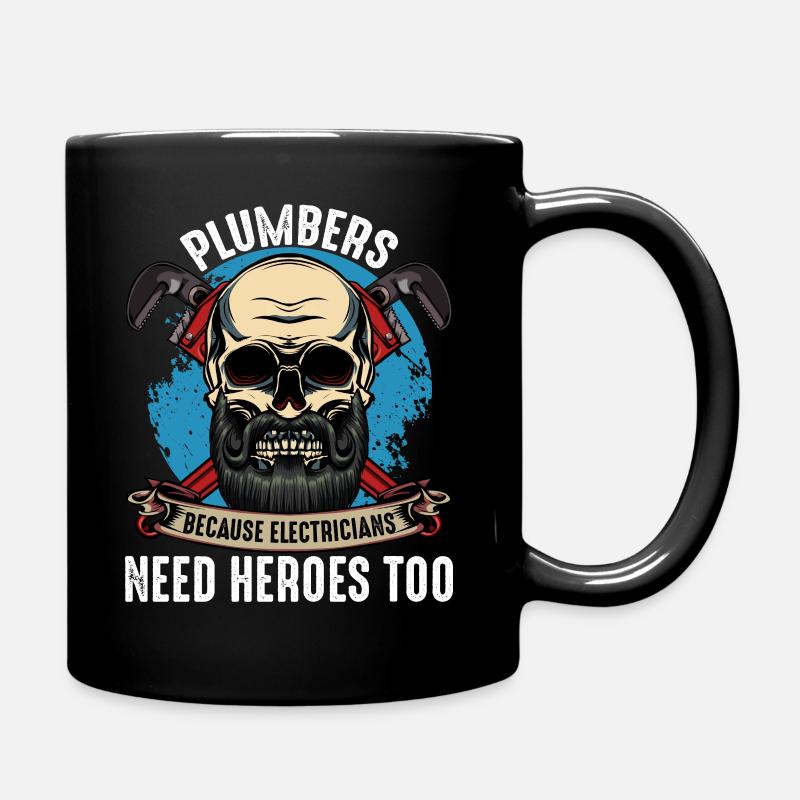plombier - Mug uni - noir
