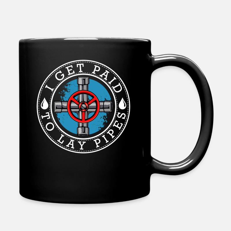 plumber - Full Colour Mug - black