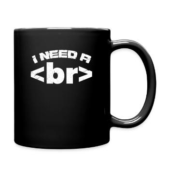 Programmeur - Mug uni - noir - Droite