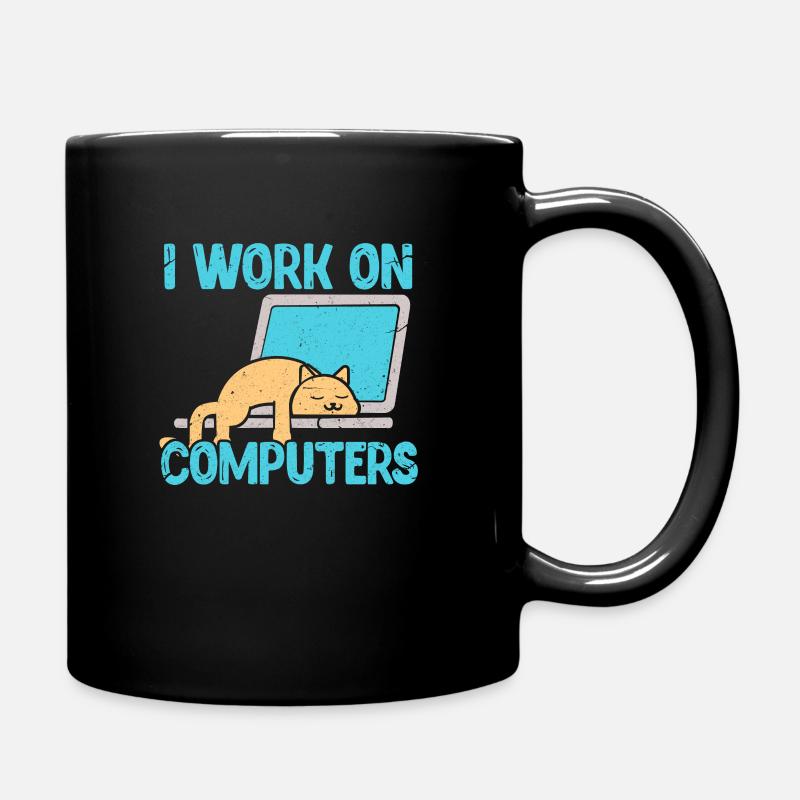 Programmierer - Tasse einfarbig - Schwarz
