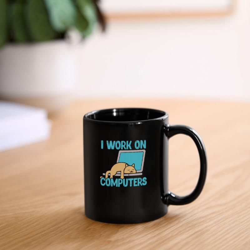 Programmierer Computer Code Informatik Geschenk Tasse einfarbig