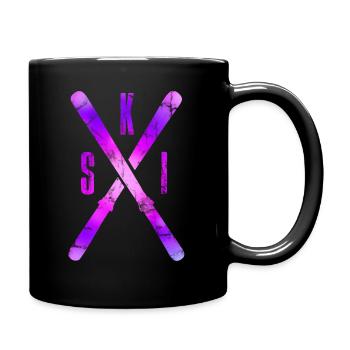 ski - Tasse einfarbig - Schwarz - Rechts