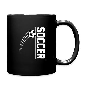Soccer - Full Colour Mug - black - Right