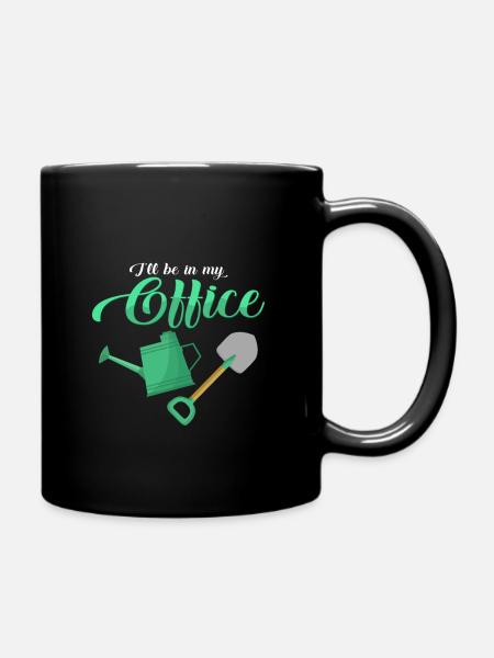 Garten - Tasse einfarbig - Schwarz