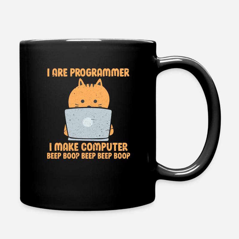 Programmierer - Tasse einfarbig - Schwarz