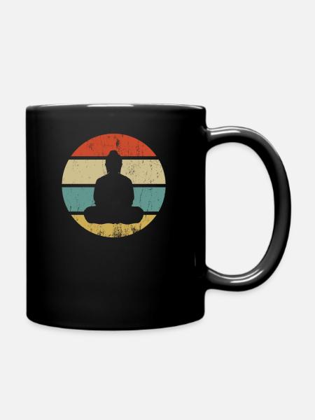 Buddhism - Full Colour Mug - black