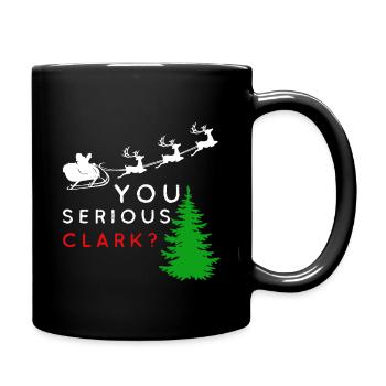 Meilleures ventes Êtes-vous sérieux Clark Noël - Mug uni - noir - Droite