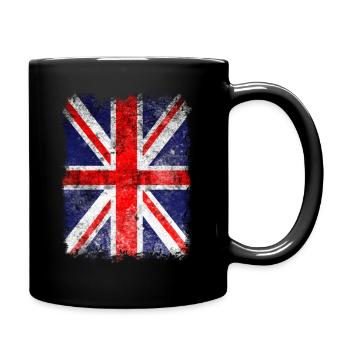 Drapeau britannique. Drapeau Union Jack fier. Cool britannique - Mug uni - noir - Droite