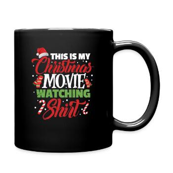 Weihnachten Film Weihnachtsfilme Christmas - Tasse einfarbig - Schwarz - Rechts
