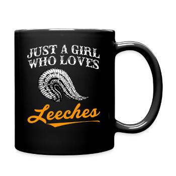 Leeches Tee Shirts For Girls - Full Colour Mug - black - Right