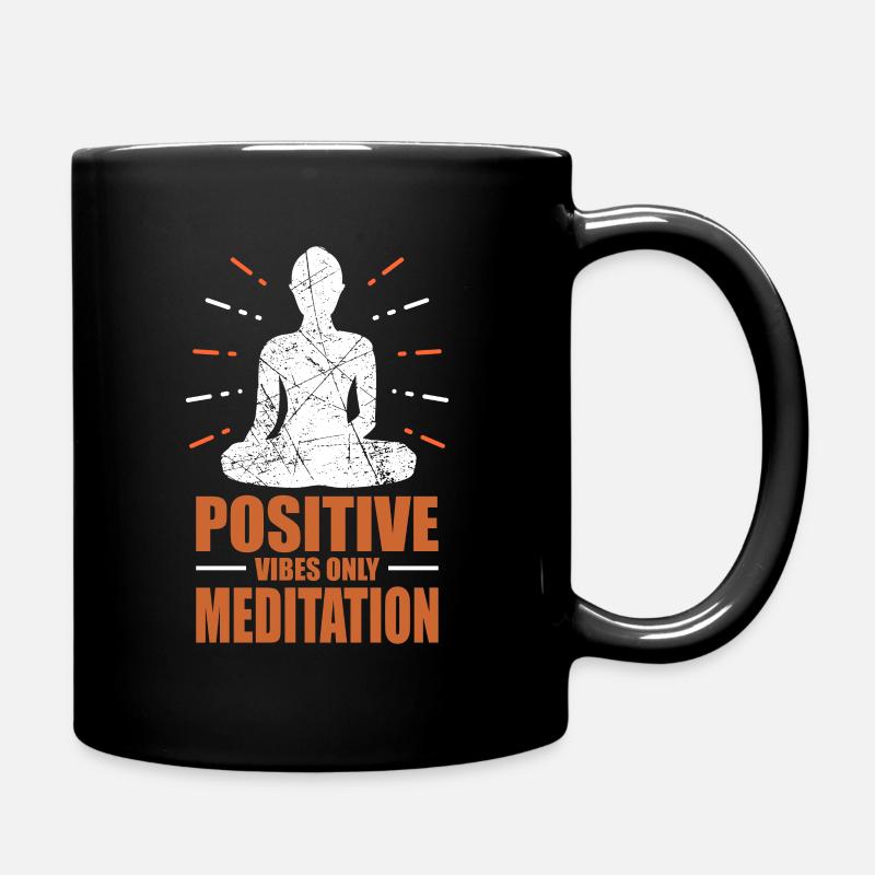 Buddhism - Full Colour Mug - black