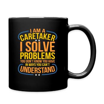 Caretaker caretaker - Full Colour Mug - black - Right