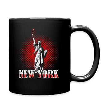 Statue de la liberté de New York - Mug uni - noir - Droite