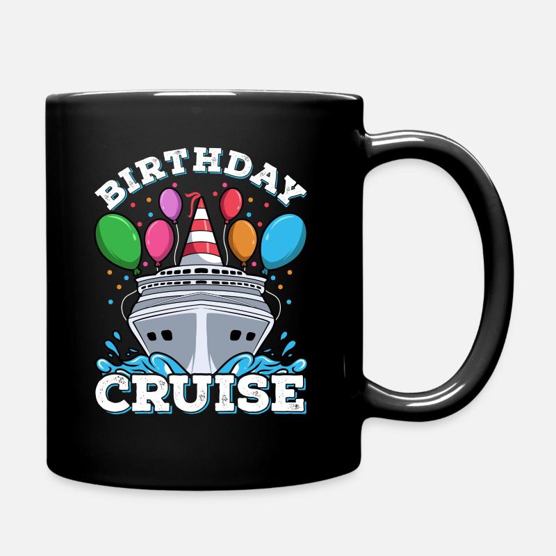 Kreuzfahrt Geburtstag Kreuzfahrt - Tasse einfarbig - Schwarz