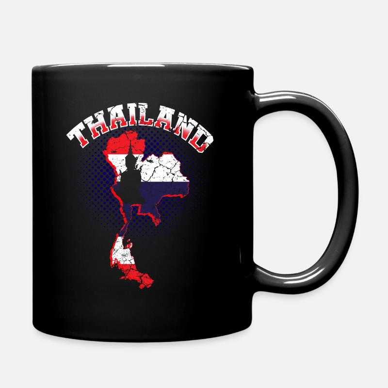 Thailand - Tasse einfarbig - Schwarz