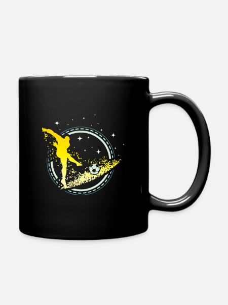 Soccer - Full Colour Mug - black