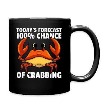 Cancer Crab Crab Crabfish disant - Mug uni - noir - Droite