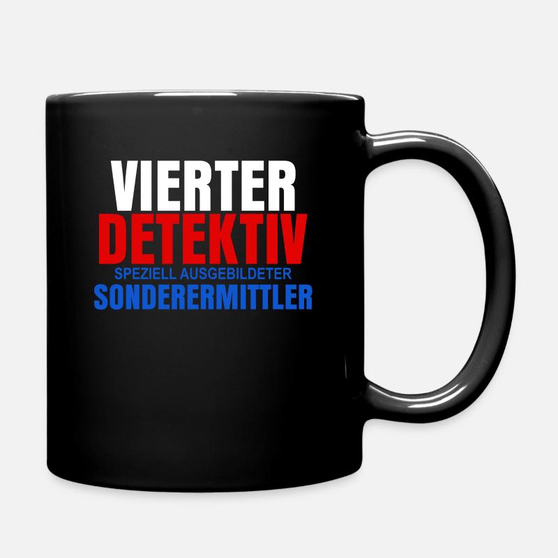 Detektiv - Tasse einfarbig - Schwarz