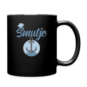 Segeln - Smutje Koch Design für Segler - Tasse einfarbig - Schwarz - Rechts