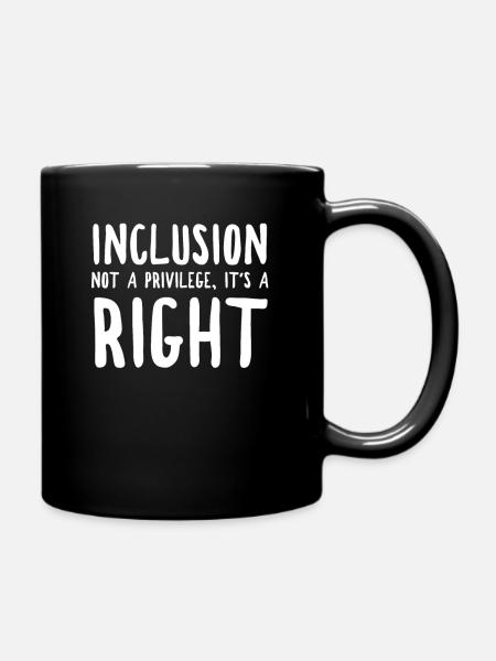 Inclusion integration law special education shirt - Full Colour Mug - black