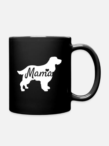 Cocker Spaniel - Tasse einfarbig - Schwarz