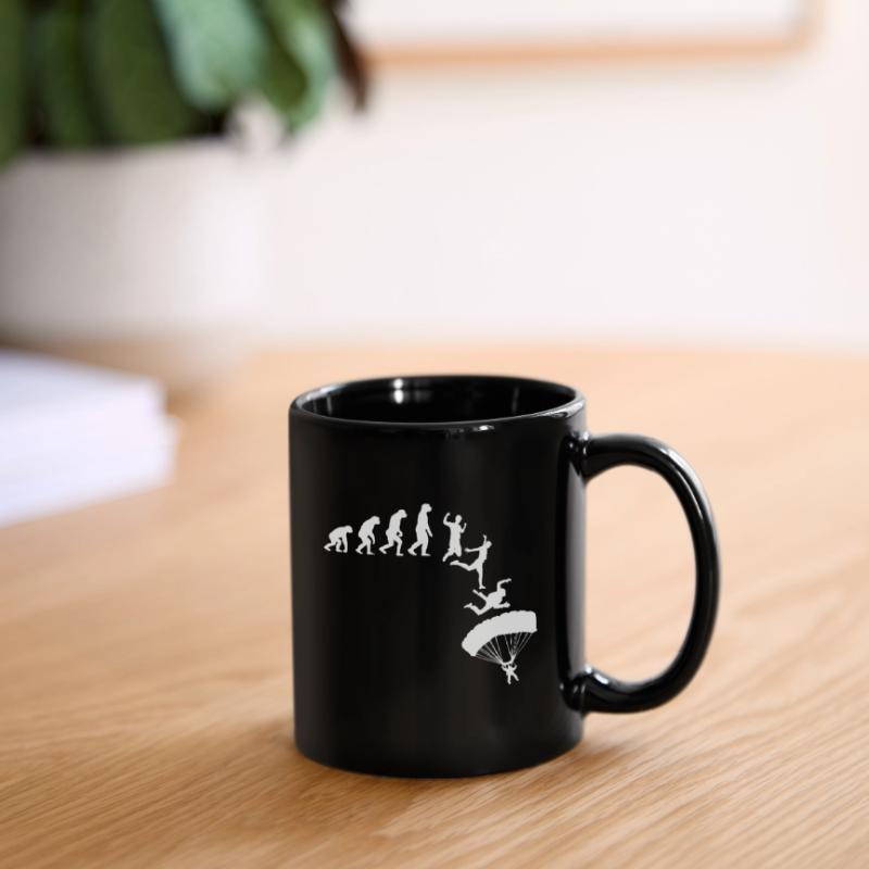 Evolution Skydiver Skydiver Gift Mug uni