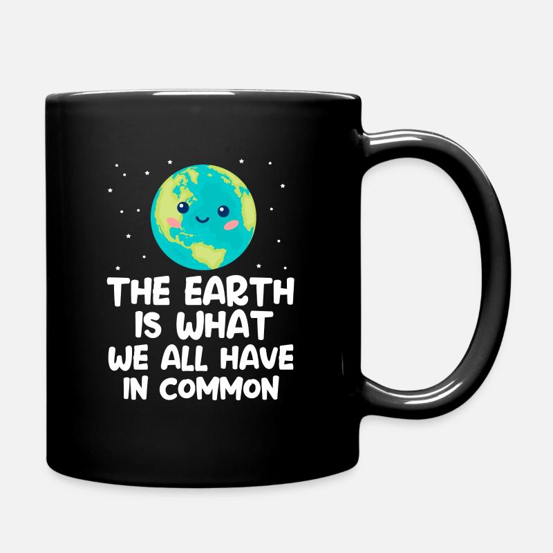 Klimawandel - Tasse einfarbig - Schwarz