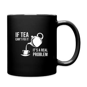 Tea - Full Colour Mug - black - Right